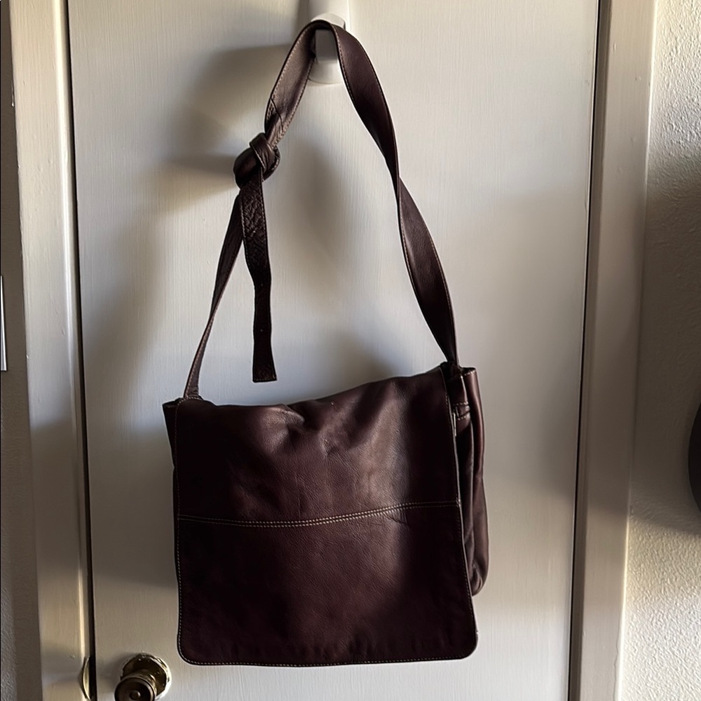 Latico leather messenger Leather Shoulder Bag